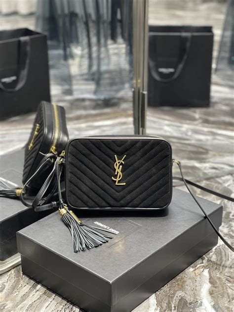 ysl lou camera bag black and gold|ysl lou camera bag authentic.